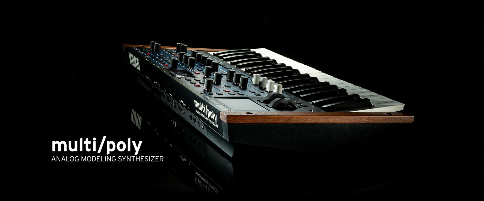 鍵盤楽器 KORG multi/poly TECLADO SINTETIZADOR ANALOGICO KORG MULTI POLY - KORG (BRASIL)